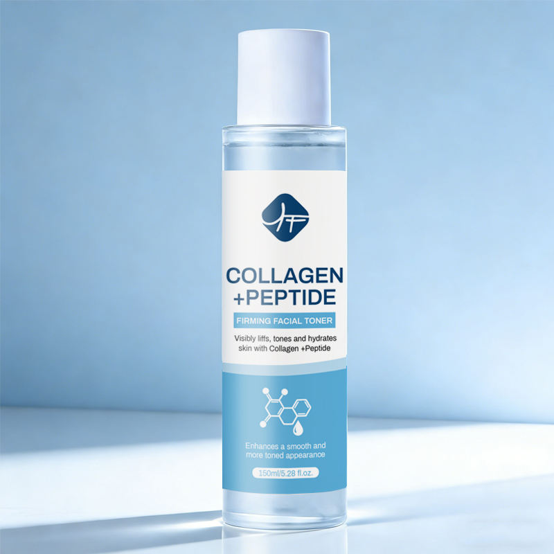Natural Organic Collagen Peptides Firming Toner Refreshing Moisturizing Face Skin Toner